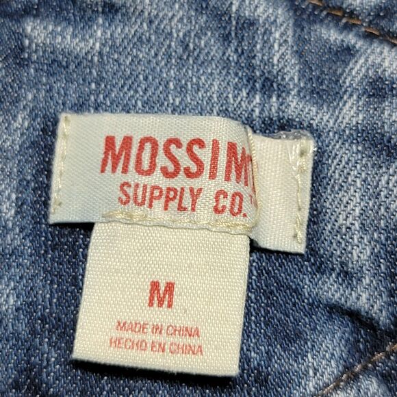 Mossimo Denim Bib Overalls Jeans - Size Medium - Picture 5 of 6